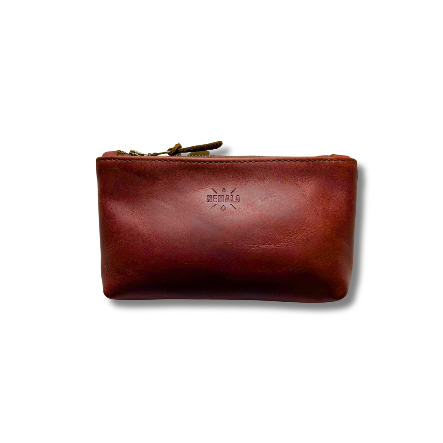 BAILEY Leather Zip Pouch