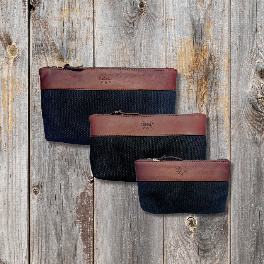 BAILEY Canvas Zip Pouch
